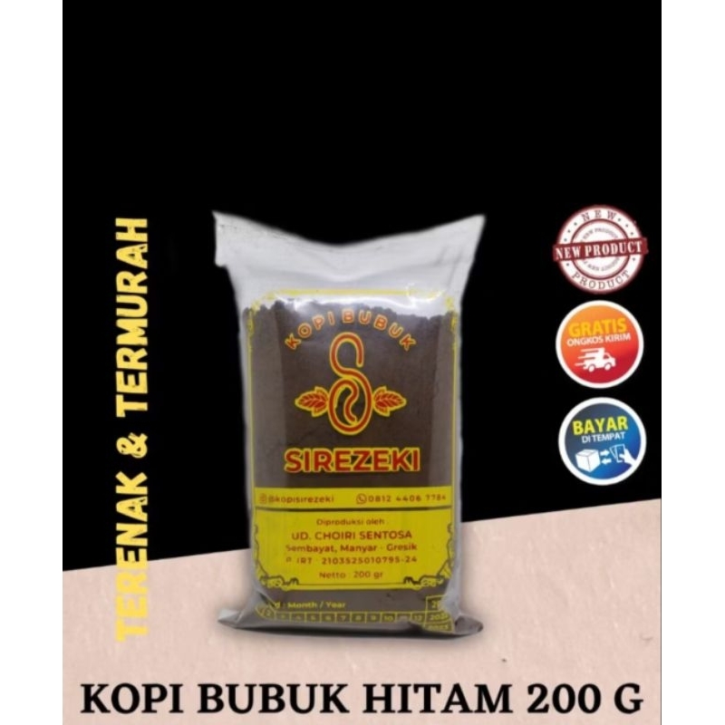 

Kopi Sirezeki 100% Kopi Robusta Pilihan