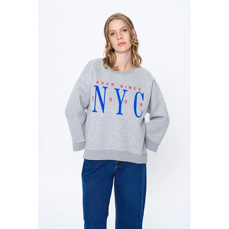 NYC Gray Sweatshirt Second