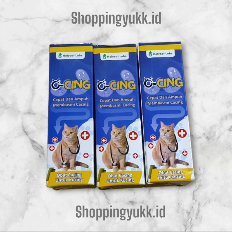 Obat cacing ampuh untuk kucing O-CING