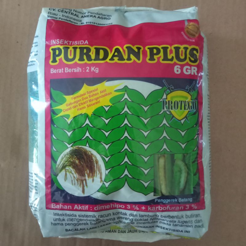 Purdan Plus 6GR 2kg (Karbofuran 3% + Dimehipo 3%)