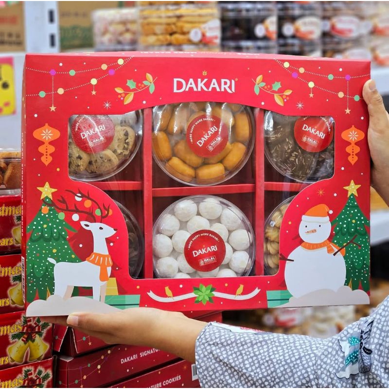 

KUE KERING PREMIUM DAKARI SIGNATURE COOKIES | HAMPERS NATAL FREE CARD