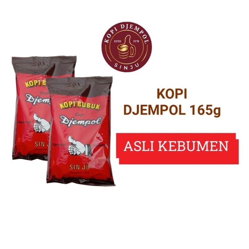 

KOPI DJEMPOL 165 g ASLI KEBUMEN /KOPI JEMPOL / KOPI KHAS KEBUMEN