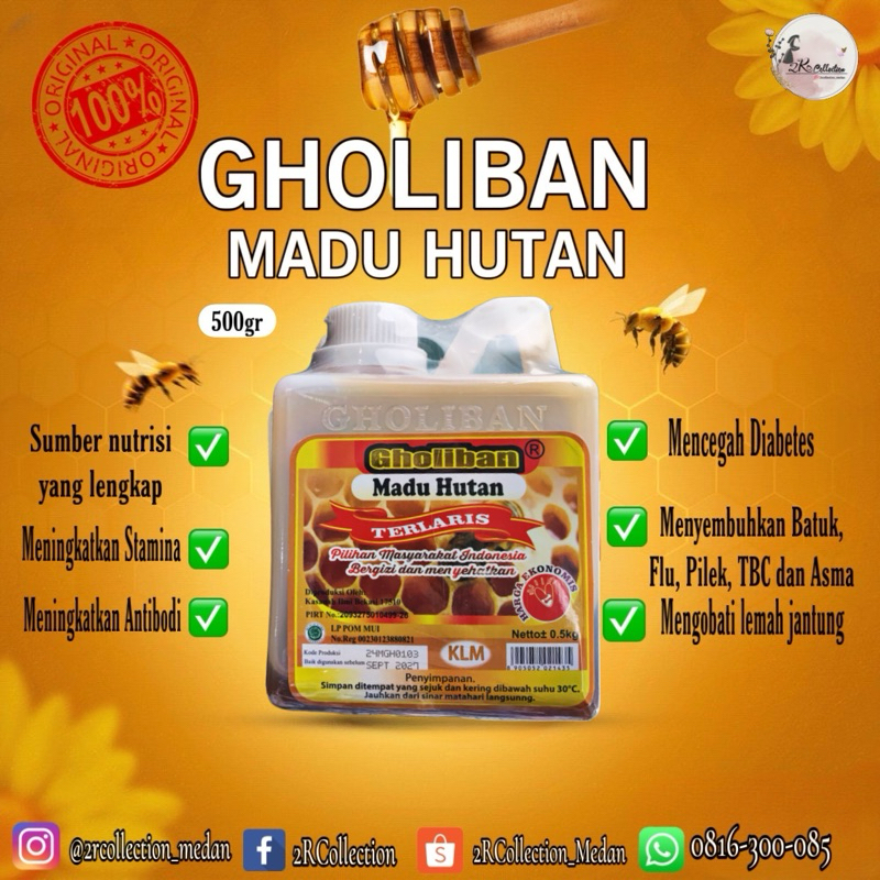 

Madu Gholiban - Madu Hutan Kalimantan 500gr Ori 100%