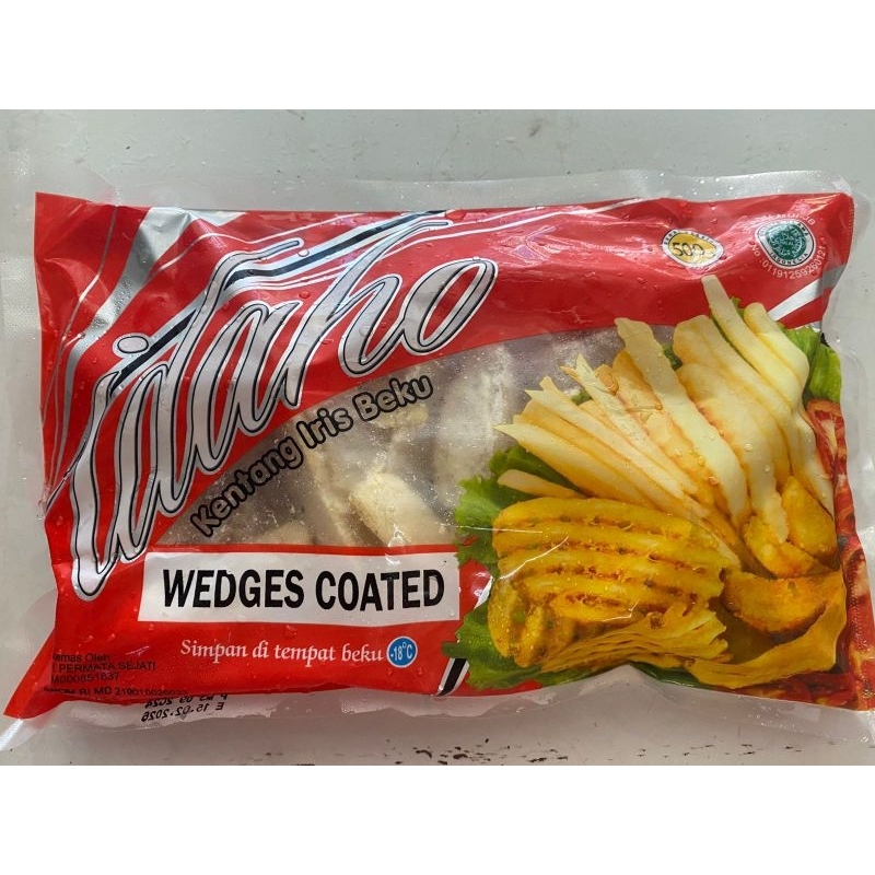 

Idaho Kentang Wedges Coated 500g