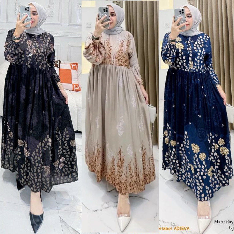 Gamis Polkadot / gamis Polkadot terbaru / gamis Polkadot ceruty / Gamis Polkadot Jumbo / gamis jumbo
