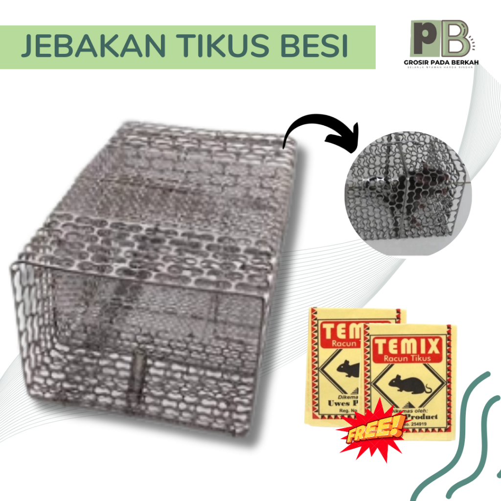 Jebakan Perangkap Tikus Besi Tebal Perangkap Tikus Bahan Besi Tebal Kurungan Tikus Plat Besi