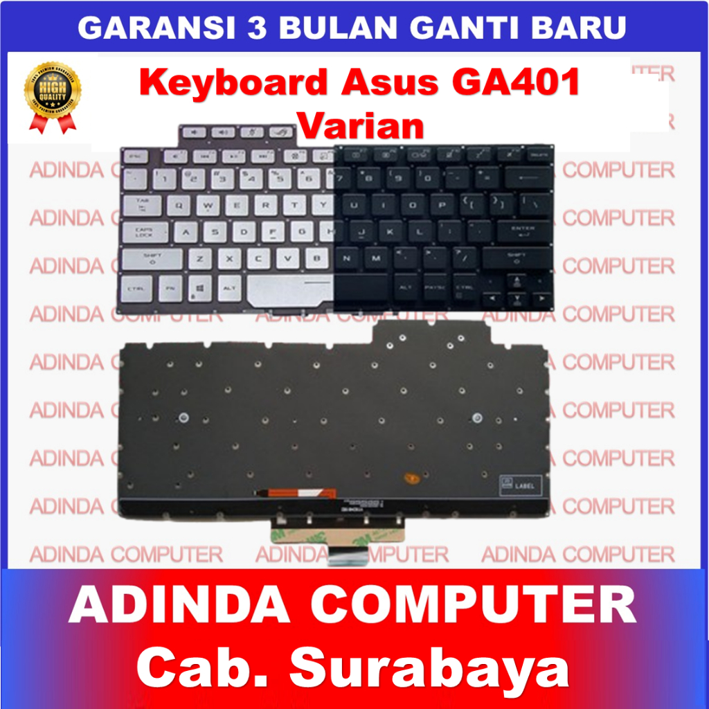 Keyboard Asus ROG Zephyrus G14 GA401 GA401QH GA40QE GA401I GA401Q