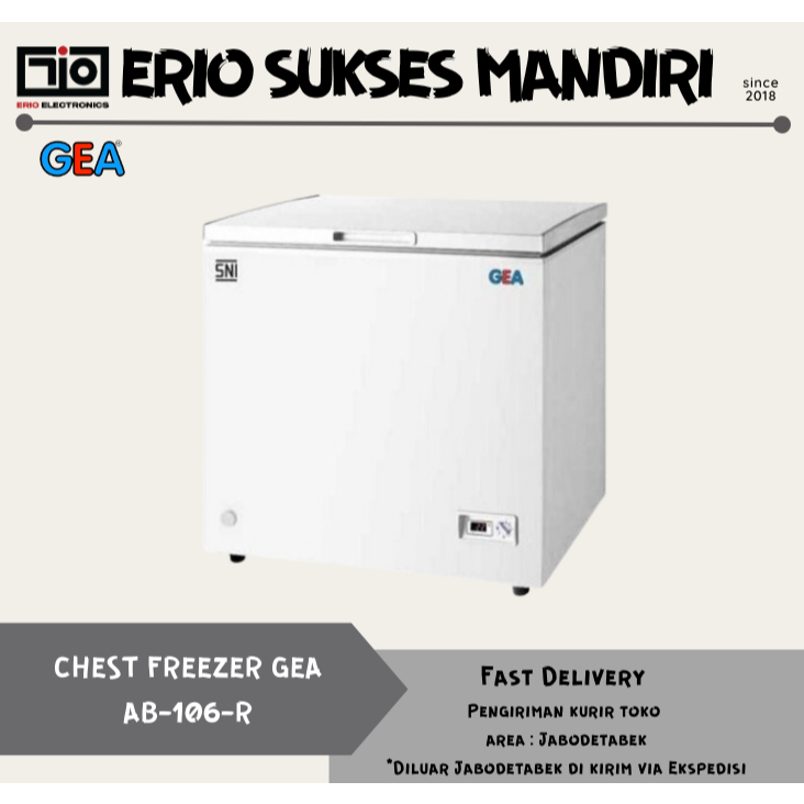 GEA FREEZER AB 106 R - 100 LITER FRISER