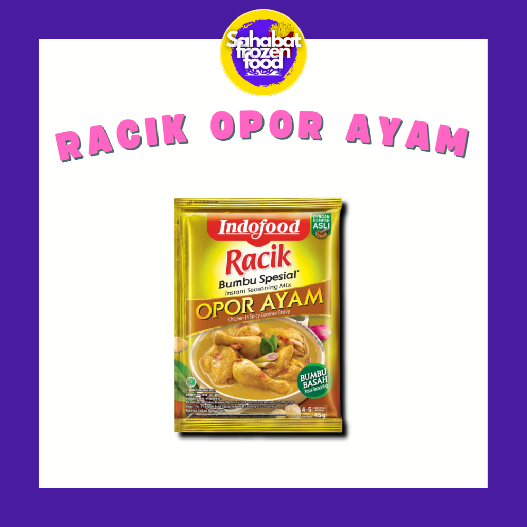 

Racik Bumbu Instan Opor Ayam / Chicken In Spicy