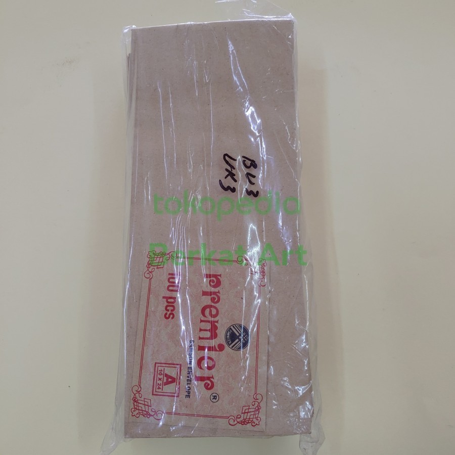 

AMPLOP COKLAT SAMSON A / AMPLOP GAJI 10x24cm PREMIER