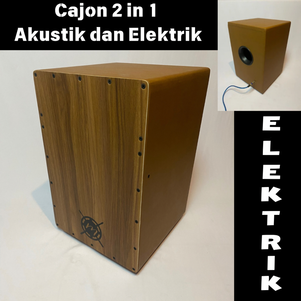 Cajon duduk elektrik original kajon akustik murah kahon drum box