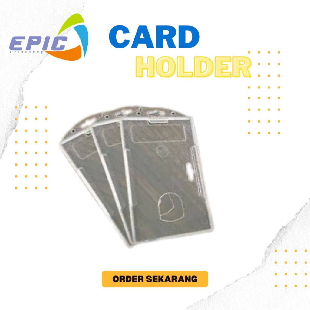 

Card holder ID Card / Tempat ID Card / name tag