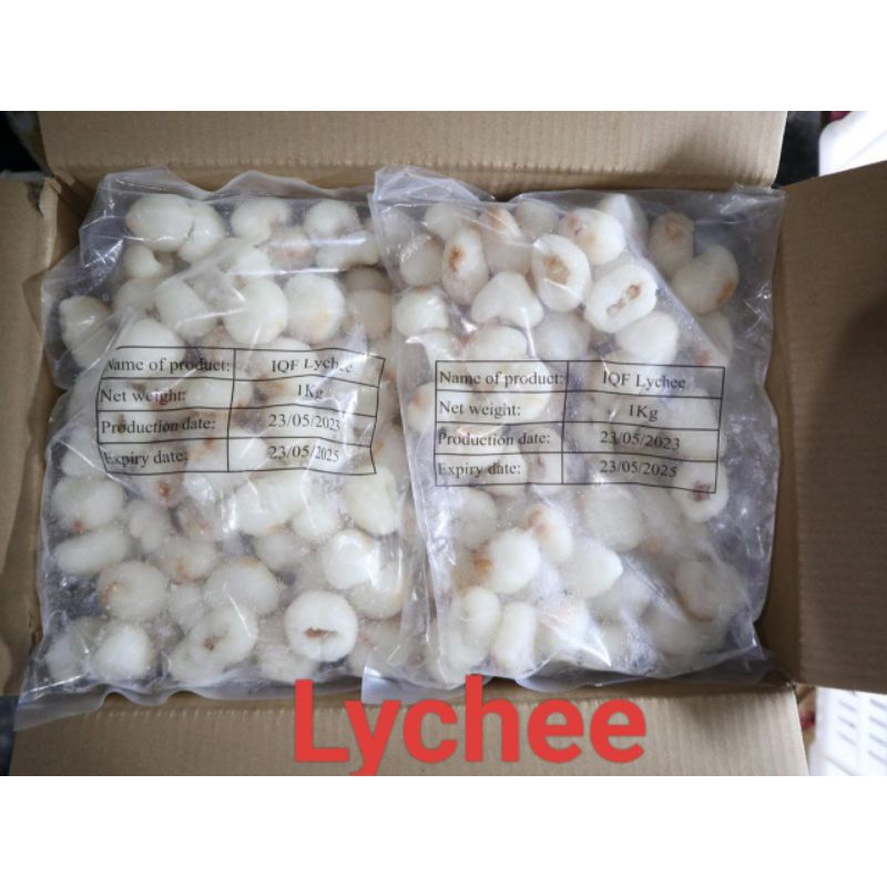 

IQF Lychee / leci frozen 1kg