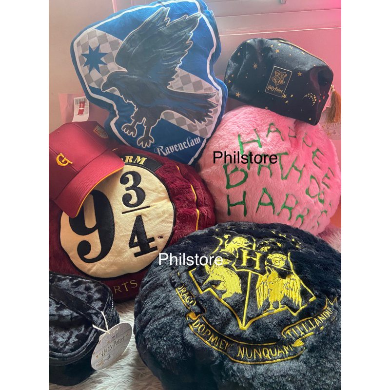 MINISO X HARRY POTTER BANTAL PELUK BONEKA BULAT PILLOW PERON PLATFORM 93/4 HBD HAREE HOGWARTS