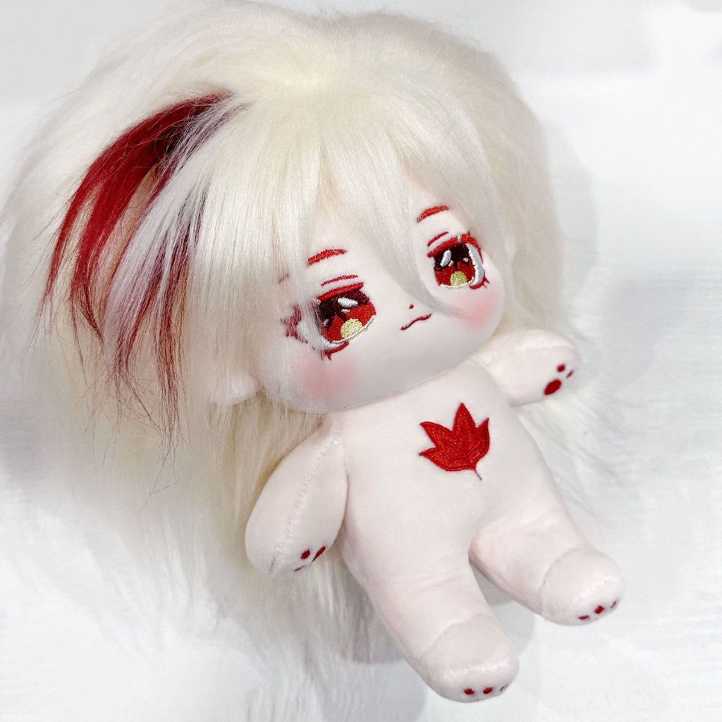 Genshin Impact Kaedehara Kazuha Cotton Doll 20cm  Cute Doll Plush Gift Clothes Change Clothes Costum
