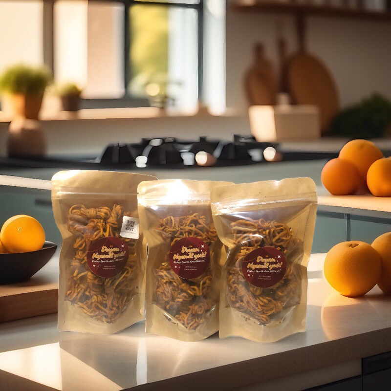 

MIE GULUNG PEDAS DAUN JERUK 100gram