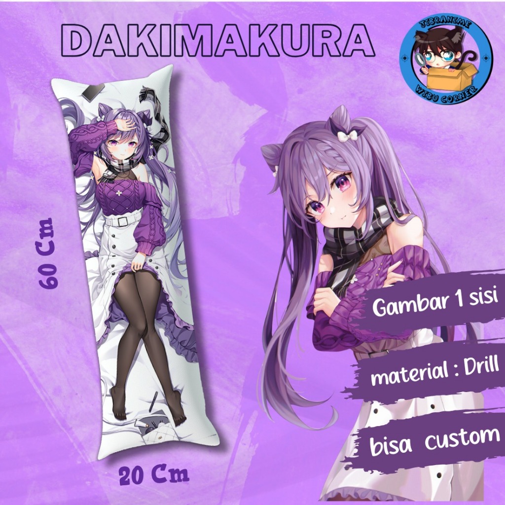 dakimakura / guling genshin impact Keqing