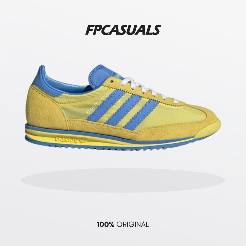Adidas SL 72 Sporty & Rich Light Yellow Real Blue Cloud White BNIB Original Resmi JH6702