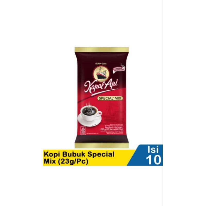 

KOPI KAPAL API SPECIAL MIX 10 X 23 GR( 10 PCS)