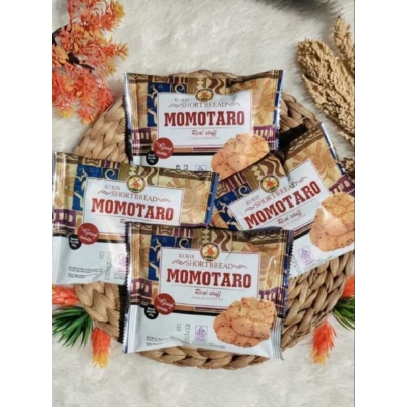 Momotaro Kue kukis kering Shortbeard 45gr (1dus)
