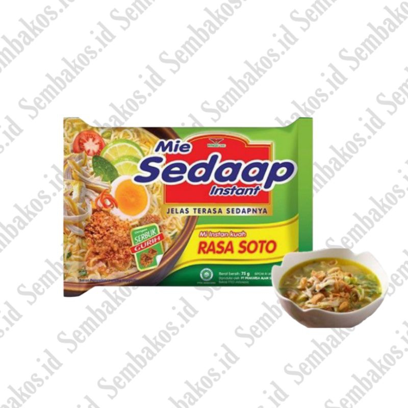 

MIE SEDAP | MIE Sedap Soto | Mie instan per bungkus