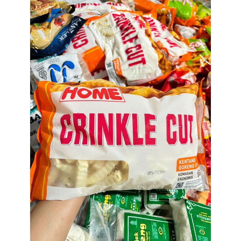 Home kentang frozen Ckrinkle Cut 1kg