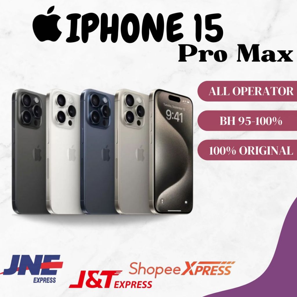 IPHONE 15 PRO MAX IPHONE SECOND IPHONE 15 PRO MAX BERGARANSI IPHONE MULUS