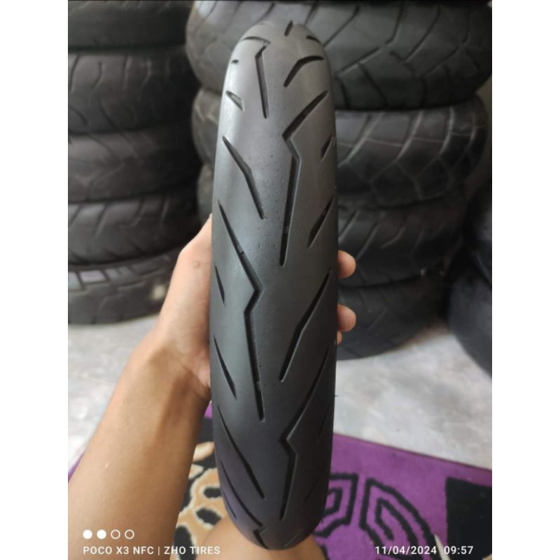 BAN ROAD RACE RING 14 BAN RACE TYRE MERK PIRELLI DIABLO ROSSO SPORT UKURAN 100/80-14 90/80-14