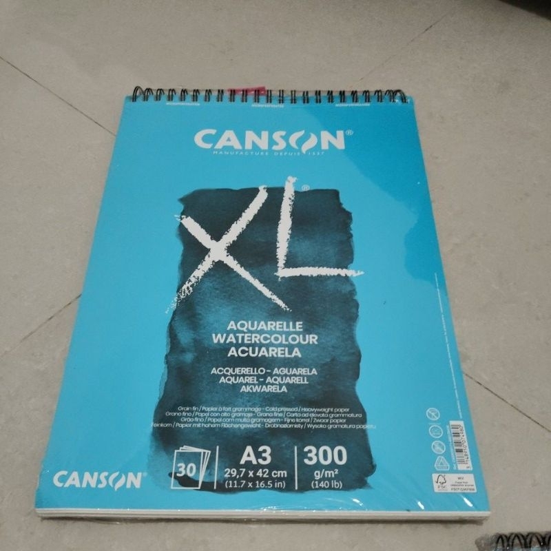 

CANSON XL A3 | PRELOVED WATERCOLOR