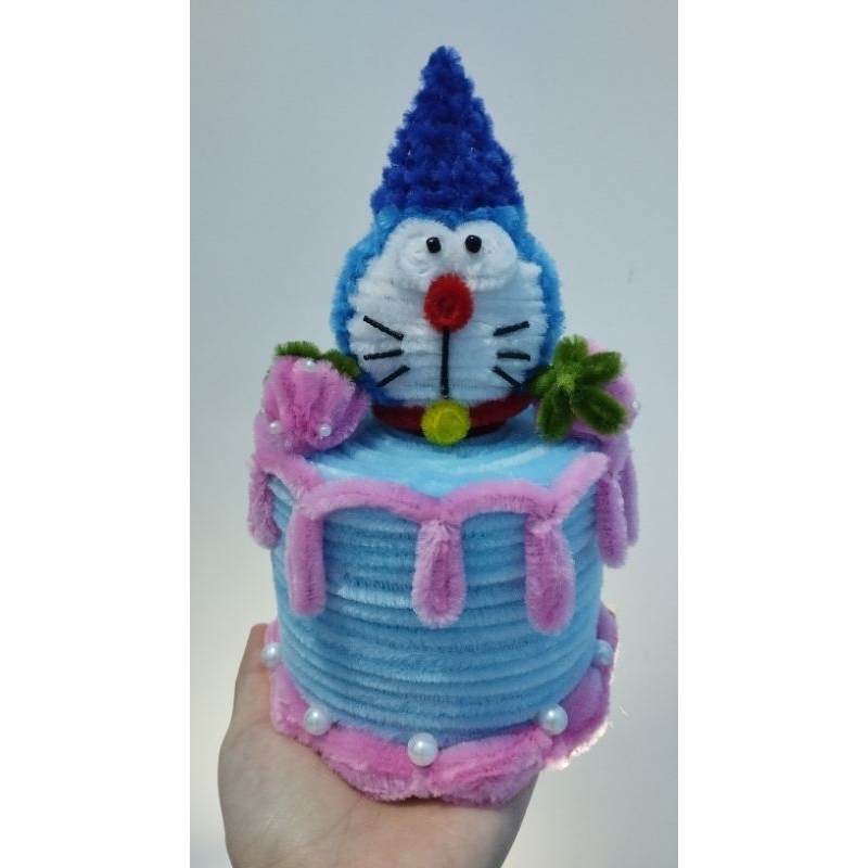 

cake ulang tahun kawat bulu hiasan