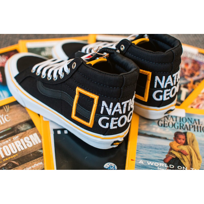 National Geographic x Vans Sk8 Hi “Natgeo” Reissue Black