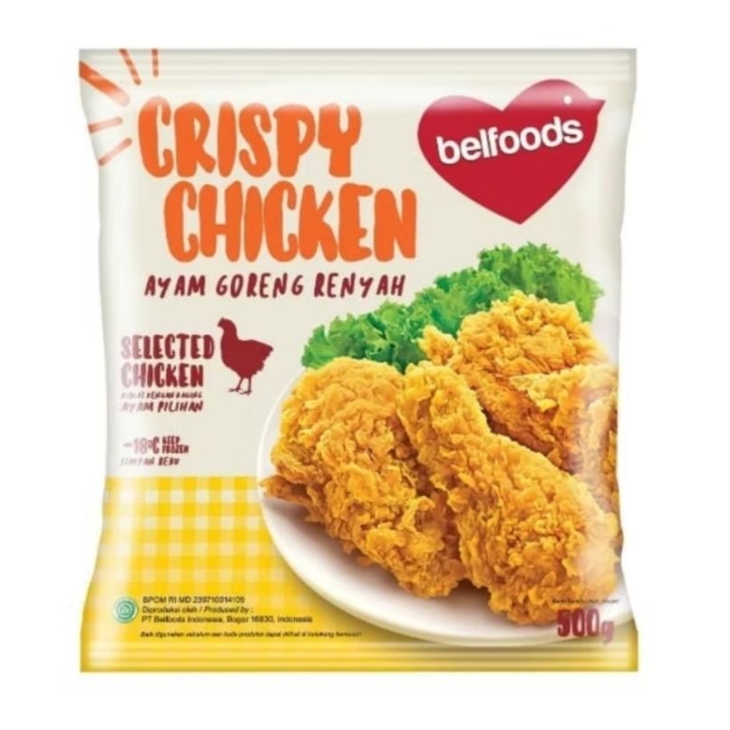 

Belfoods Crispy CHICKEN AYAM Goreng Renyah 500 gram