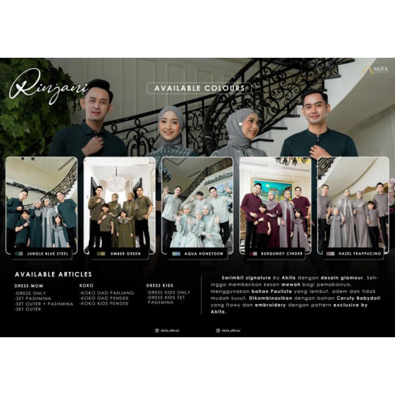 Rinjani Family Set by Akifa (PO)