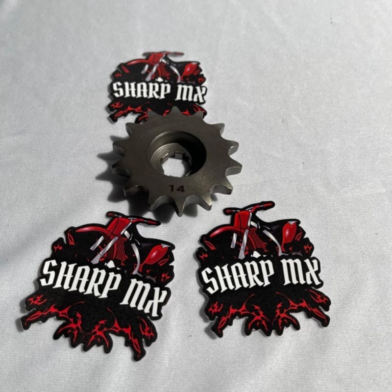 Gear Gir Depan Gendong KLX 150 428-14T Supermoto Spacer