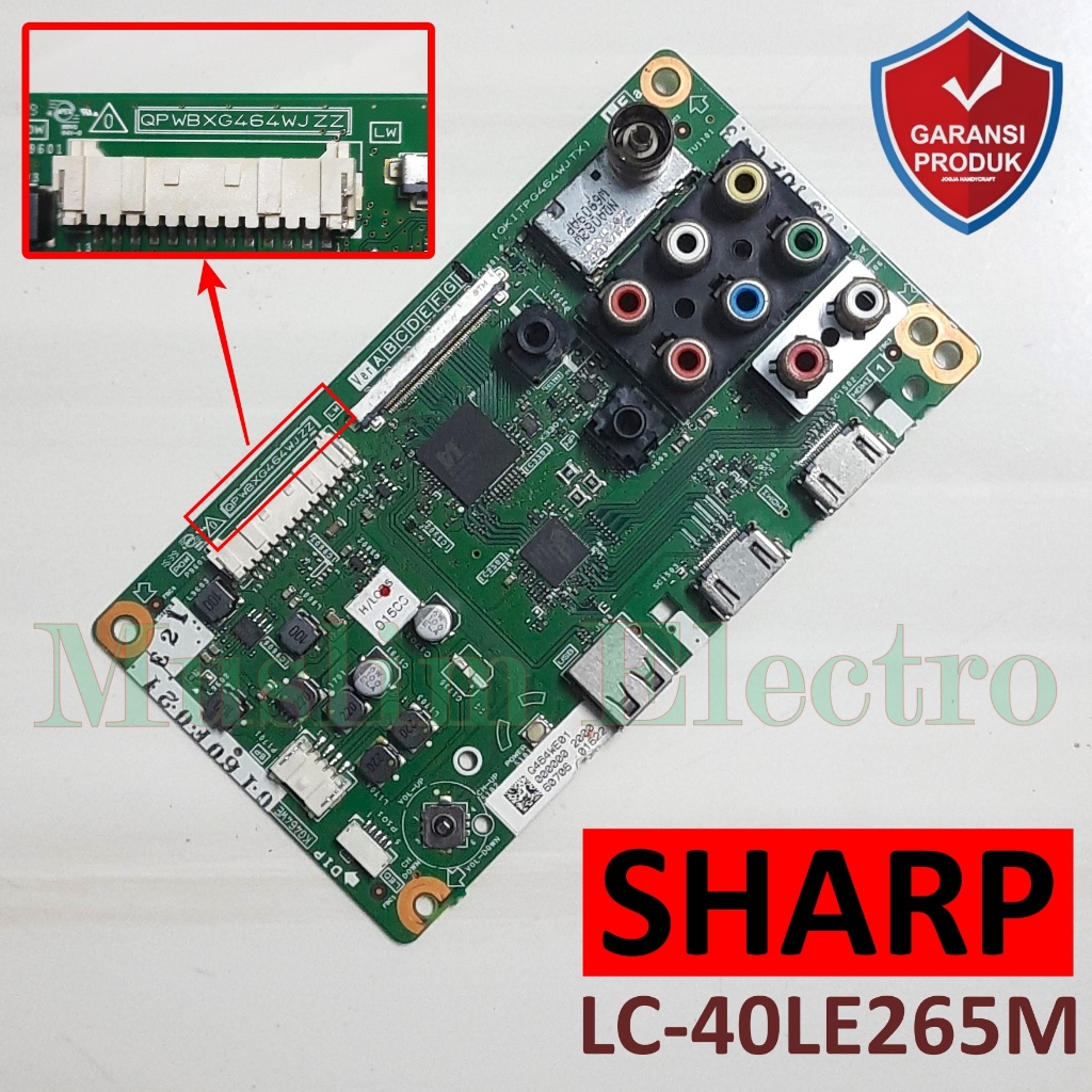 Mainboard LED TV Sharp LC-40LE265M LC-40LE265 40LE265M 40LE265