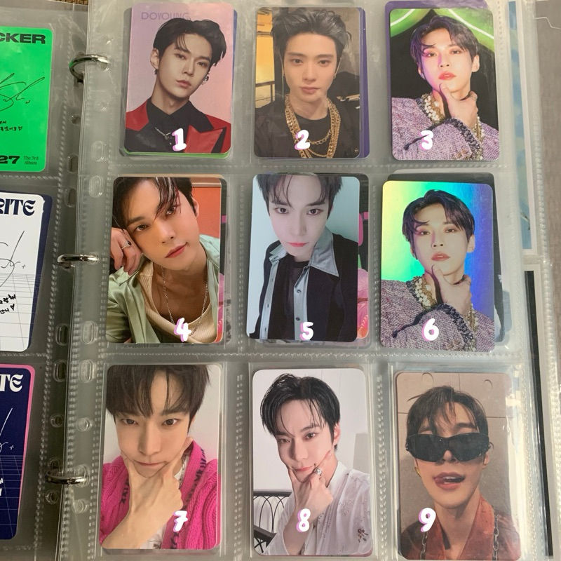 NCT 127 Doyoung Kihno Superhuman Stiker Seoul city MAW Resonance Hologram Ay-yo smini 2 baddies Perf