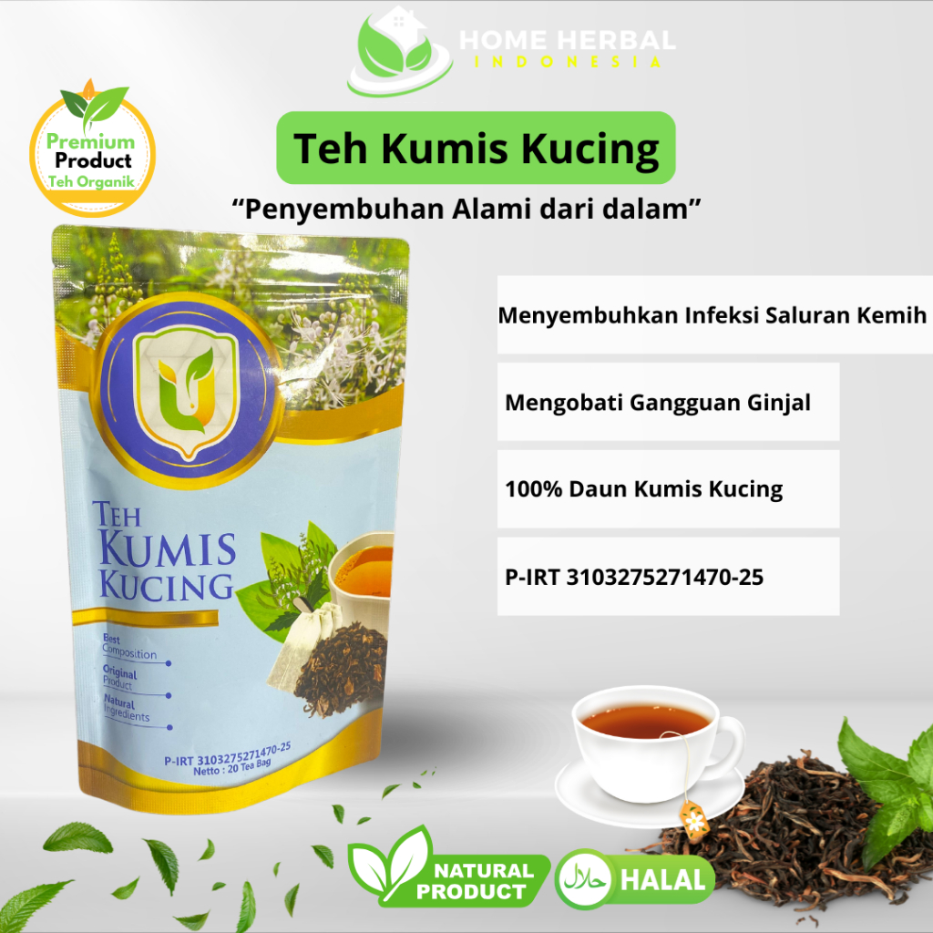 

Teh Celup Kumis Kucing Asli Obat Infeksi Saluran Kemih Batu Ginjal Nyeri Berdarah