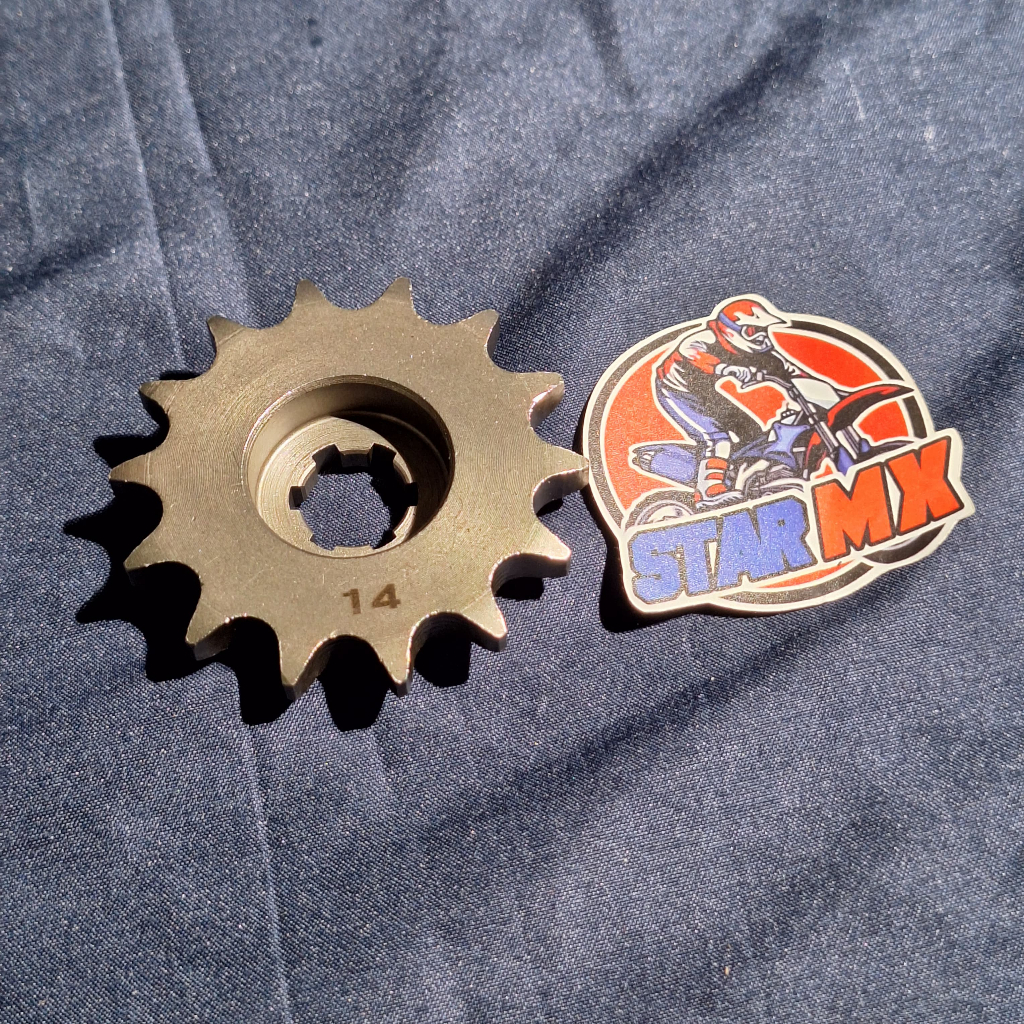 Gear Gir Depan Gendong KLX 150 428-14T Supermoto Spacer