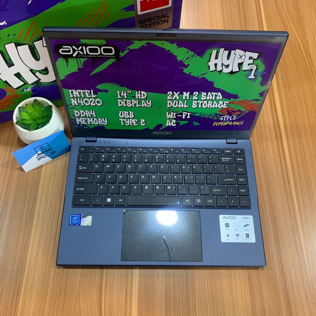 AXIOO MYBOOK HYPE 1 INTEL CELERON RAM 4GB SSD 128GB (BNOB)