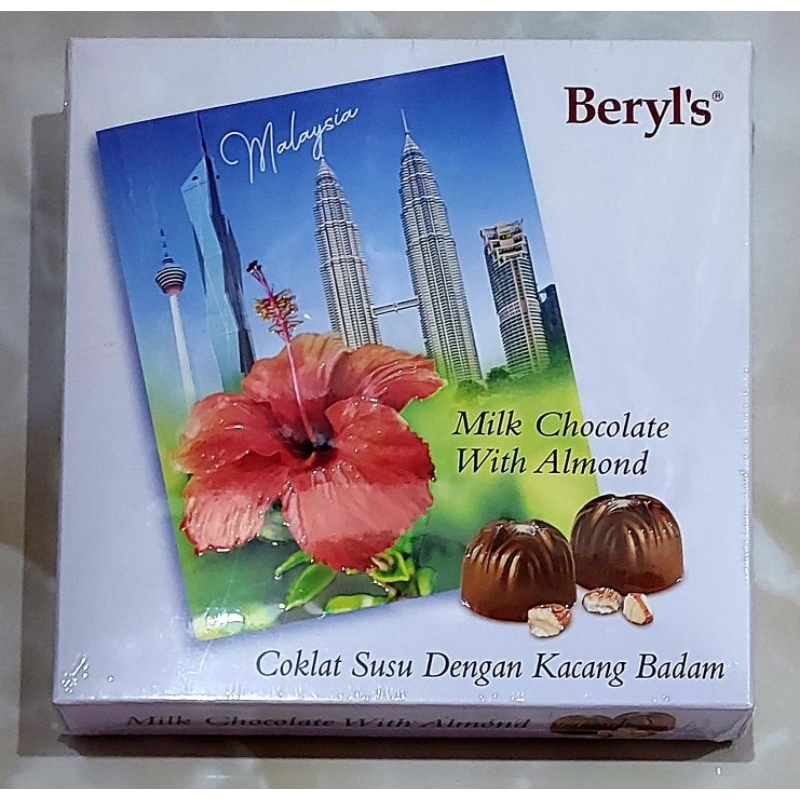 

Beryl's Milk Chocolate With Almond 90 gram READY STOCK