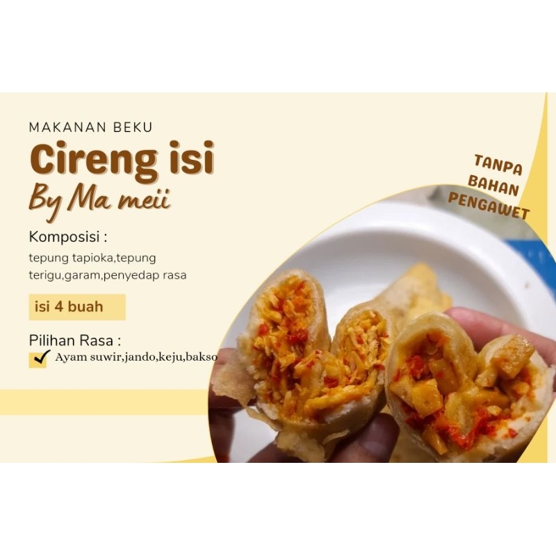 

CIRENG ISI /CIRENG FROZEN/JAJANAN/CEMILAN RINGAN/CIRENG