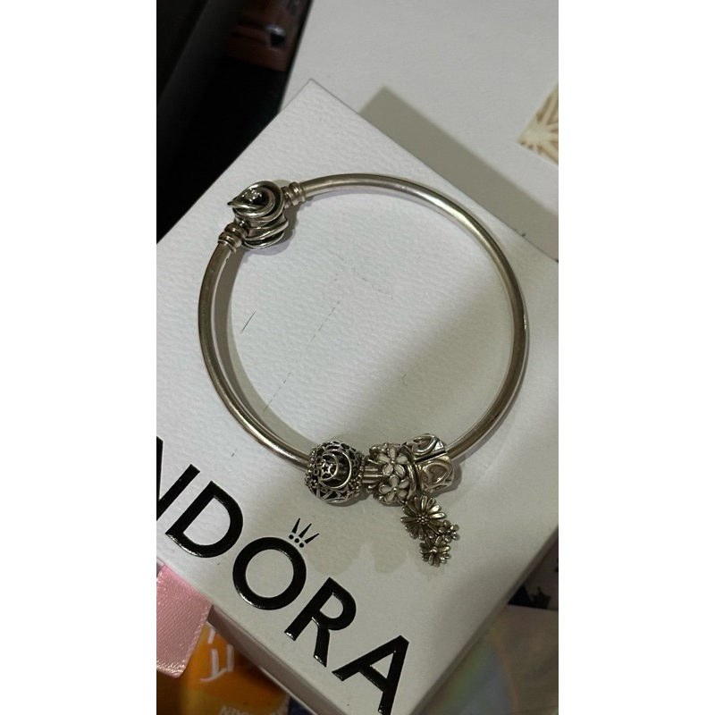 Preloved Pandora Bangle / Gelang Pandora