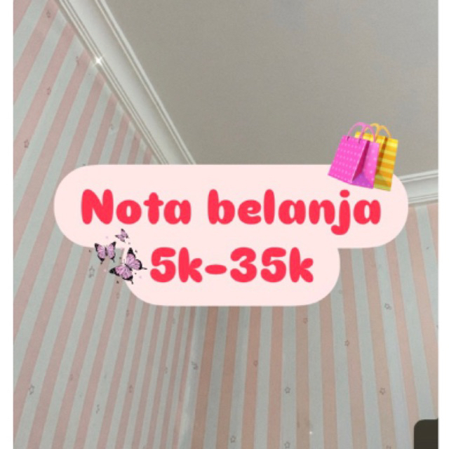 Custom baju atasan//nota pembelanjaan + adm shopee