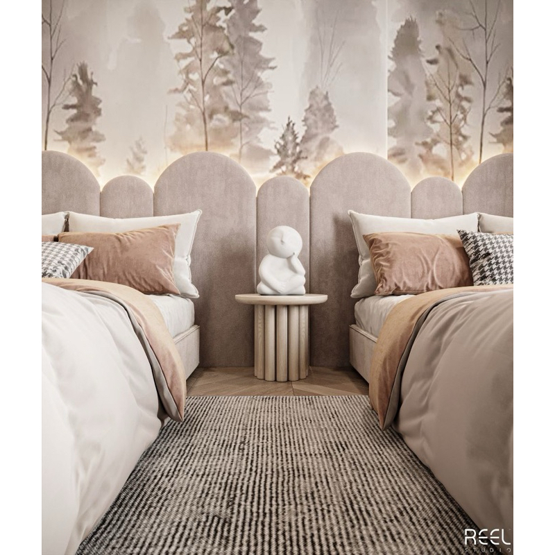 Headboard Merah 60x100 cm- pengaman kasur samping - pengaman tembok kamar bayi