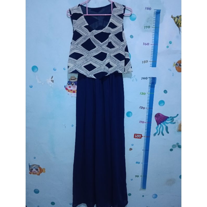 preloved dress hijab pesta kondangan fit all size or  L to XL