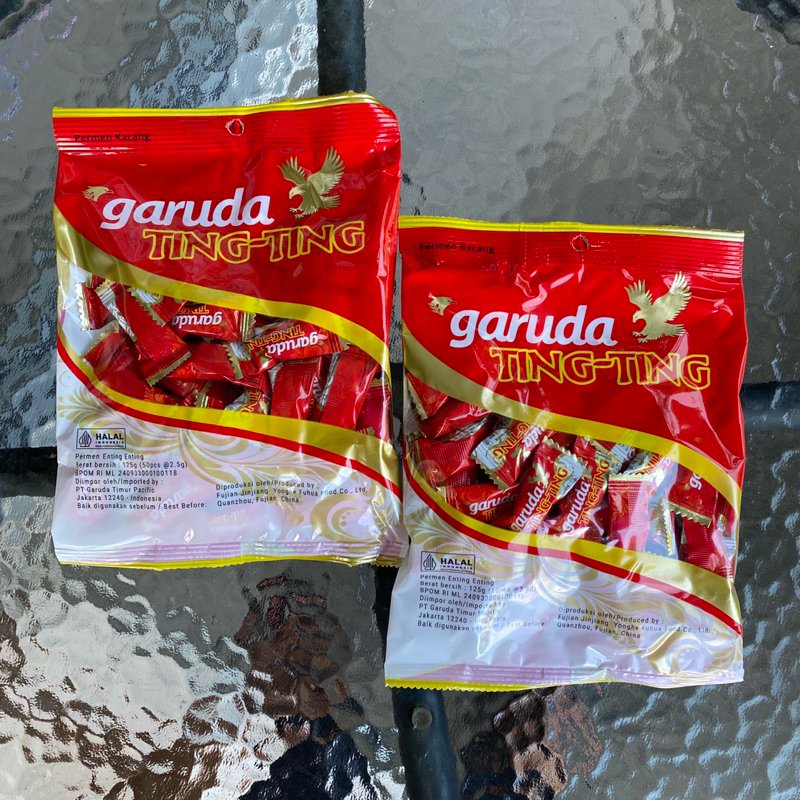 

Garuda Ting-Ting Permen Enting Enting Isi 50 Pcs Kemasan 125 gram