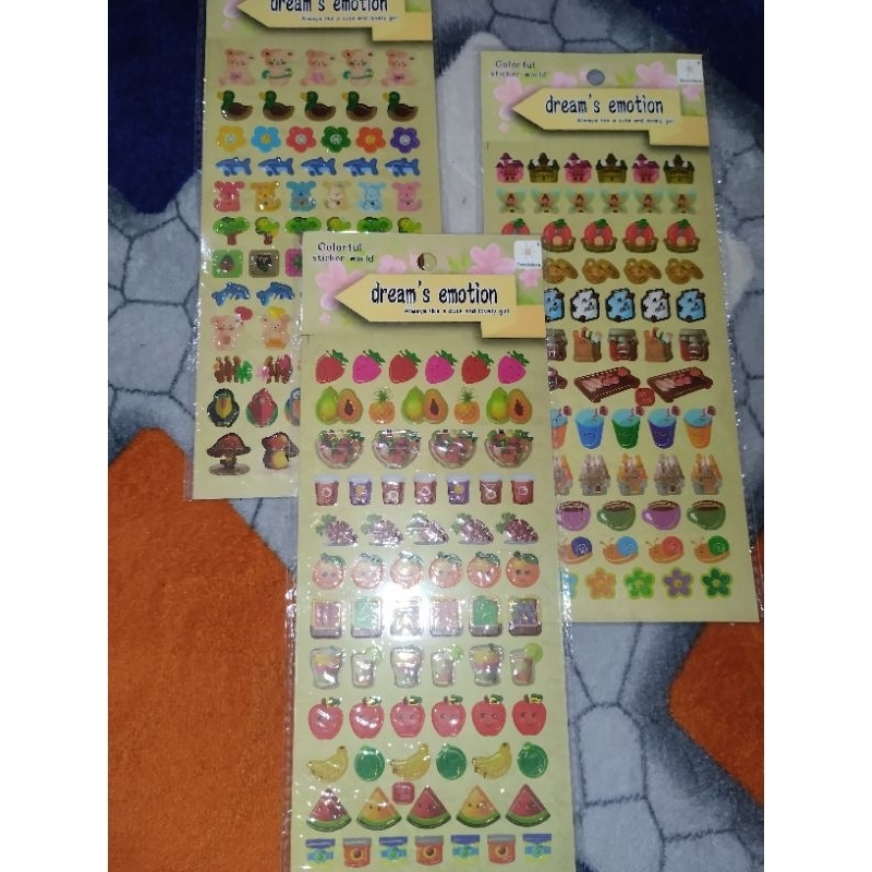 

STIKER BERWARNA Dream's Emotion Stiker Anak