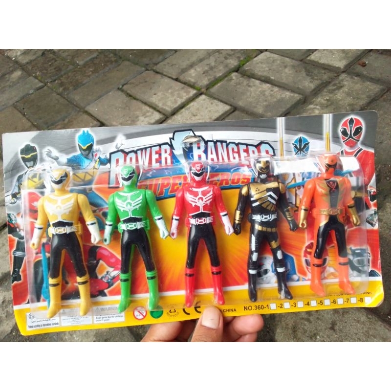 Mainan Power Ranger 1 Set