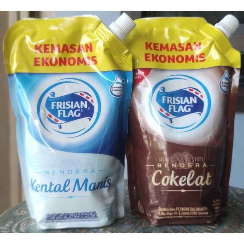 

PROMO Frisan Flag Expired 2025 Januari Februari Bendera Kemasan 545 gr Kental Manis Cokelat