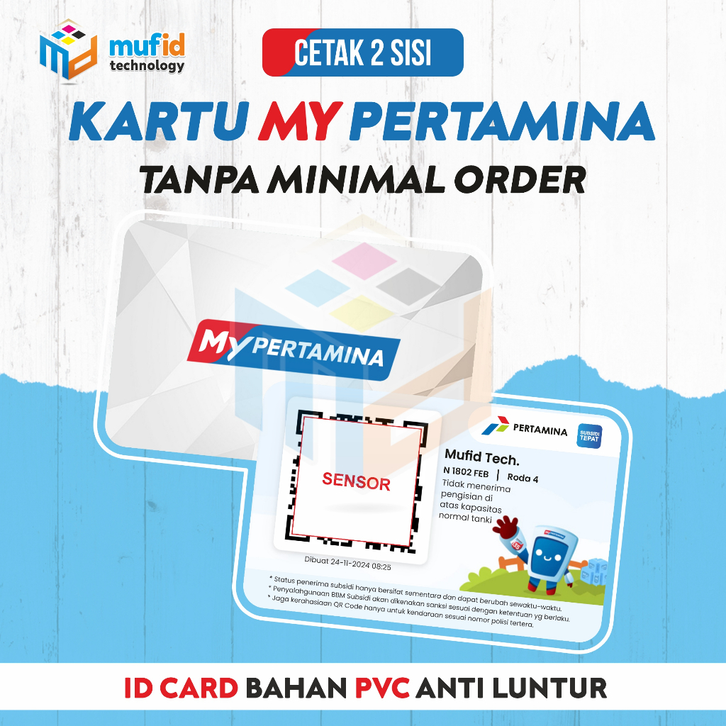 

PVC ID CARD & KARTU MEMBER / KARTU ID CARD MY PERTAMINA